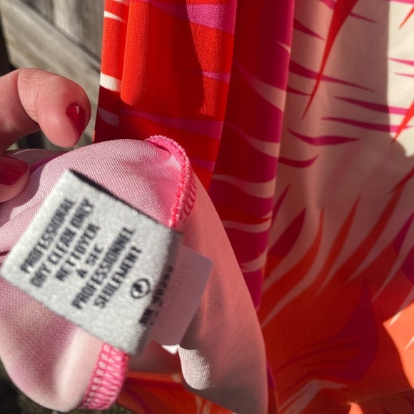Tibi Pink and Orange Tropical Dress - Picture 7 of 7